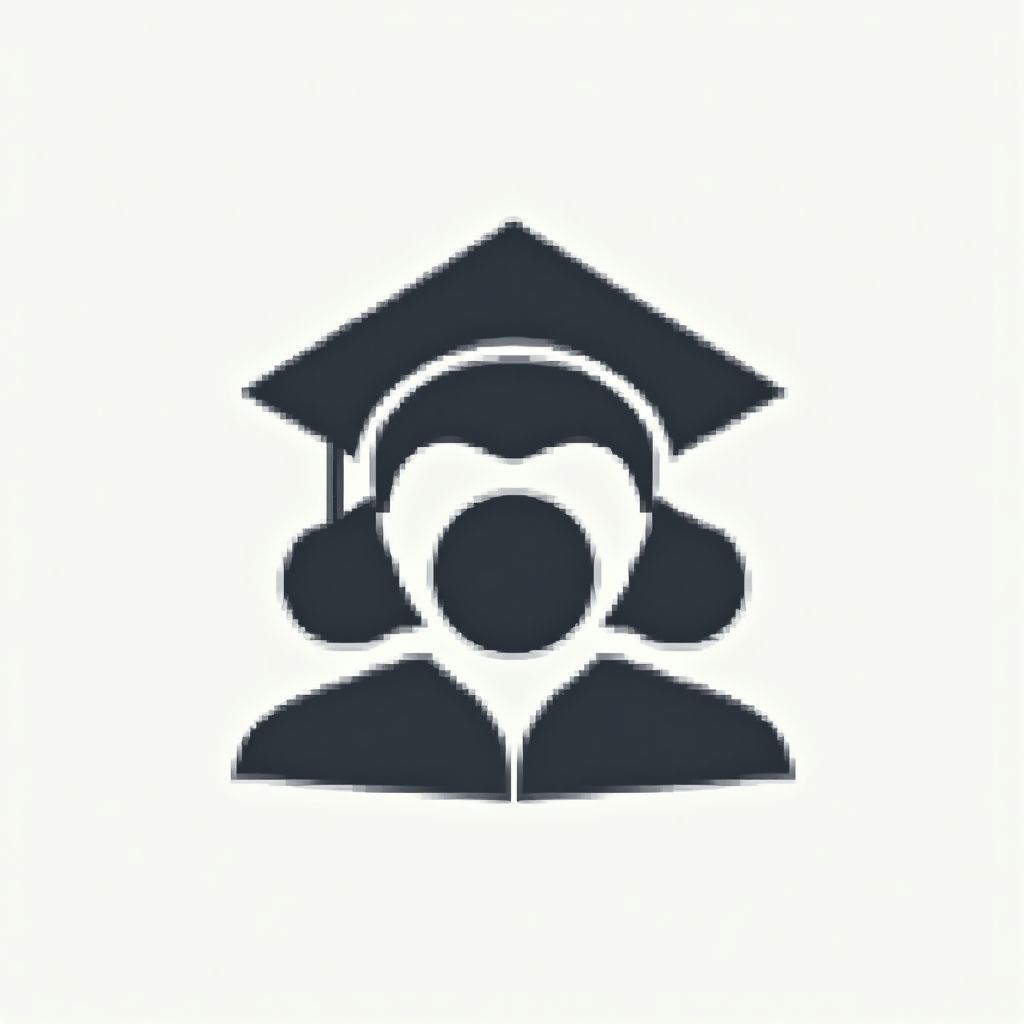 Ícono de estudiantes