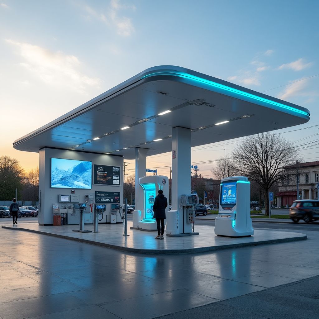 Innovaciones tecnológicas en estaciones de servicio